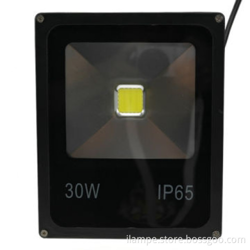 LED flood lighting of 10W power with black and gray shell colors